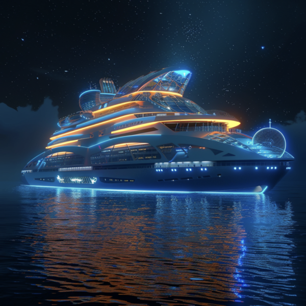 AI predicts what luxury cruise ships will look like 50 years from now